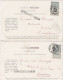 N°53  Obl. Sc Ambulant - Stationstempel - Bonne-Espérance - Carte Postale 2 X - Ambulants