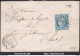 FRANCE N°60 SUR LETTRE GC 2508 MONTRÉAL DU GERS GERS + CAD TYPE 16 DU 02/07/1872 - 1871-1875 Ceres