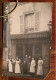 Carte Photo 1904 Boucherie CPA Ak Animée Tirage Print Vintage Me Prud'homme Fermier En Chaumes Chatillon En Buzois - Other & Unclassified