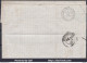 FRANCE N°45B SUR LETTRE GC 2659 NIMES GARD + CAD DU 28/01/1871 - 1870 Ausgabe Bordeaux