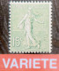 R1934/173 - 1903 - TYPE SEMEUSE LIGNEE - N°130 (II) NEUF** - VARIETE >>> Impression RECTO VERSO - Ongebruikt