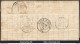 FRANCE N°60A SUR LETTRE GC 3907 TARDETS SORHOLUS BSSES PYR + CAD DU 18/08/1874 - 1871-1875 Ceres