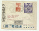 4 BUSTE CON LETTERA VARIE AFFRANCATURE - Used