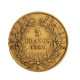 Second-Empire-5 Francs Or Napoléon III Tête Nue 1860 Paris - 5 Francs (goud)