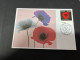 24-10-2023 (5 U 11) Stamps Released Today 24-10-2023 - Poppies Of Remembrance (red Poppy) - Cartas & Documentos