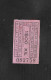 TICKET C F L INTERNATIONAUX ESPAGNE X LUXEMBOUG CHEMIN DE FER ???  : - Europe