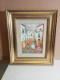 Tableau Ancien Peinture à Huile Art Oriantal 26 Cm X 31 Cm - Huiles