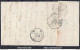 FRANCE N°29B SUR LETTRE GC 3982 TOULOUSE + CONVOYEUR STATION AUTERIVE - 1863-1870 Napoléon III Con Laureles