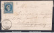 FRANCE N°29B SUR LETTRE AVEC GC 188 ASPET HAUTE GARONNE + CAD DU 28/09/1868 - 1863-1870 Napoléon III. Laure