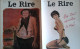 Delcampe - Revue LE RIRE - Trois Revues De 1953 Et 1954 - Brenet Et Peynet (dessin Nus) Histoires Drôles - Humor