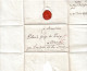 Lettre à Au Juge De Paiz à Orny /La Sarraz, 10.I.1805 Avec Cachet De Cire - ...-1845 Préphilatélie