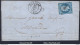 FRANCE N°14A SUR LETTRE PC 1061 CUNLHAT PUY DE DOME + CAD DU 22/12/1858 - 1853-1860 Napoléon III