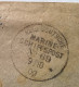 Straits Settlements 1900KAISERLICHE MARINE SCHIFFPOST Nr.69=D.ROLAND NDL Feldpost Brief/cover Singapore (China Boxer War - Straits Settlements