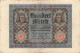 100 Mark 1920 Reichsbanknote VG/G (IV) - 100 Mark