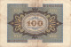 100 Mark 1920 Reichsbanknote VG/G (IV) - 100 Mark