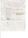 Delcampe - LAC De NICE  28-2-1734 Pour AGDE/Cachet Linaire (Faible) Texte  Commercial -Envoi Par La Tartane"LA JALLIE" Capt Escot - ....-1700: Voorlopers