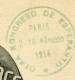 .Universala Kongreso De Esperanto Paris 2-10 Augusto 1914.Gaumont-Palace.langue Internationale 120 Pays Dans Le Monde. - Esperanto