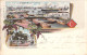 EGYPTE - Alexandrie - Le Port Et Les Ecluses - Cp Multivues Precurseur 1900 - Carte Postale Ancienne - - Alejandría