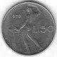 ITALIA ITALY - 1979 -  50 Lire - KM  95 - AUNC Coin - 50 Liras