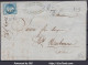 FRANCE N°29A SUR LETTRE GC 165 ARLES SUR TECH PYR ORIENTALES + CAD DU 31/03/1868 - 1863-1870 Napoleon III Gelauwerd