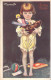 Illustrateur - Bompard - Petite Fille Avec Son Soulier Rempli De Jouets - Carte Postale Ancienne - - Bompard, S.
