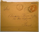 El Salvador 10c PROVISIONAL Postal Stationery Cds TRANSITO PANAMA1888 (La Libertad)>Paris, France (cover Liberty Liberté - El Salvador