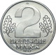 ( GERMANY DDR ) REPUBLICA DEMOCRATICA DE ALEMANIA (DDR) MONEDA DE 2-DM AÑO 1957  MONEDA ALUMINIO - 27 mm.  EMBLEMA - 2 Marchi