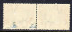 SOUTH AFRICA - 1939 HUGUENOT LANDING FUND 1d STAMP PAIR MNH ** SG 83 SOME INK ADHESION (2 SCANS) - Neufs
