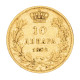 Serbie-Milan IV- 10 Dinars 1882 Vienne - Serbia