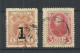 RUSSIA Russland 1917 Michel 119 A & 121 A O Money Stamps Geldmarken Notgeld O - Used Stamps