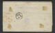 Medaillon 40 Cent En 20 Cent Op Brief Van BRUXELLES NORD In 1862  ; Details & Staat Zie 2 Scans ! LOT 191 - 1849-1865 Medaillons (Varia)