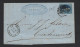 Medaillon 20 Cent Op Brief Van BRUXELLES NORD Naar TIRLEMONT In 1863 ; Details & Staat Zie 3 Scans ! LOT 191 - 1849-1865 Medallones (Otros)