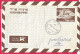 ISRAELE - INTERO AEROGRAMMA 150 - VIAGGIATA DA HAIFA *10.8.57* - Airmail