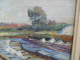 Delcampe - Ancien Tableau Marais Salants Le Croisic Guérande Signé Et Daté 1947 - Olii