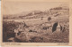 (0ccupation Britannique De La Palestine) Timbre E.E.F. 4 Postage Rouge S / Cpa JERUSALEM. Vallée De Josaphat - Palestine