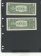 USA - LOT 2 Billets 1 Dollar 2003 NEUF/UNC P.515a § G 727 + 731 - Federal Reserve Notes (1928-...)