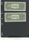 USA - LOT 2 Billets 1 Dollar 2003 NEUF/UNC P.515a § G 727 + 731 - Bilglietti Della Riserva Federale (1928-...)