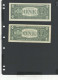 USA - LOT 2 Billets 1 Dollar 2003 SPL-TTB/AU-VF P.515a § B + L - Billets De La Federal Reserve (1928-...)
