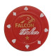 5 Plastic Poker Chips "Falcon Poker" Falcon Is A Swedish Brewery! - Casino