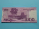 1000 Won 2008 (1948-2018) > N° 0077099 ( For Grade, Please See Photo ) UNC > North Korea ! - Corea Del Nord