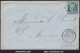 FRANCE N°60A SUR LETTRE POUR BAR/SEINE GC 1280 DARNEY VOSGES + CAD DU 07/06/1872 - 1871-1875 Cérès