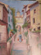 Delcampe - Ancien Tableau Village Provençale Ou Napolitain Non Signé - Olieverf