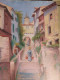 Delcampe - Ancien Tableau Village Provençale Ou Napolitain Non Signé - Huiles