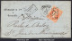 FRANCE N° 23 SUR LETTRE GC 1716 GRENOBLE ISERE + CAD DU 03/09/1866 APRES DEPART - 1862 Napoléon III.