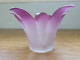 Delcampe - Belle Tulipe De Lampe En Pâte De Verre Mauve, Violette? En Forme De Fleur - Luminaires & Lustres