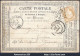 FRANCE N°55 SUR CP POUR TOULOUSE GC 2263 MASSEUBE GERS + CAD DU 03/09/1874 - 1871-1875 Ceres