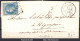 FRANCE N° 29B SUR LETTRE POUR RIQUEPEU GC 2184 MANCIET GERS + CAD DU 12/03/1869 - 1863-1870 Napoleon III With Laurels