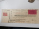 Lettre De Exange, Tissage De Gryse-Facon, Roulers 1939 Avec Timbre Taxe Effets De Commerce 2Fr - Portomarken