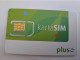 POLEN POLAND  / GSM/ SIM CARD/ PLUS / KARTA SIM                           MINT  -   **15578** - Pologne