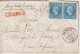 France Lettre Chargée 1864 De Senlis PC Du GC3374 (Oise)  Pour Forges (76) Avec Paire N°22 - 1849-1876: Période Classique